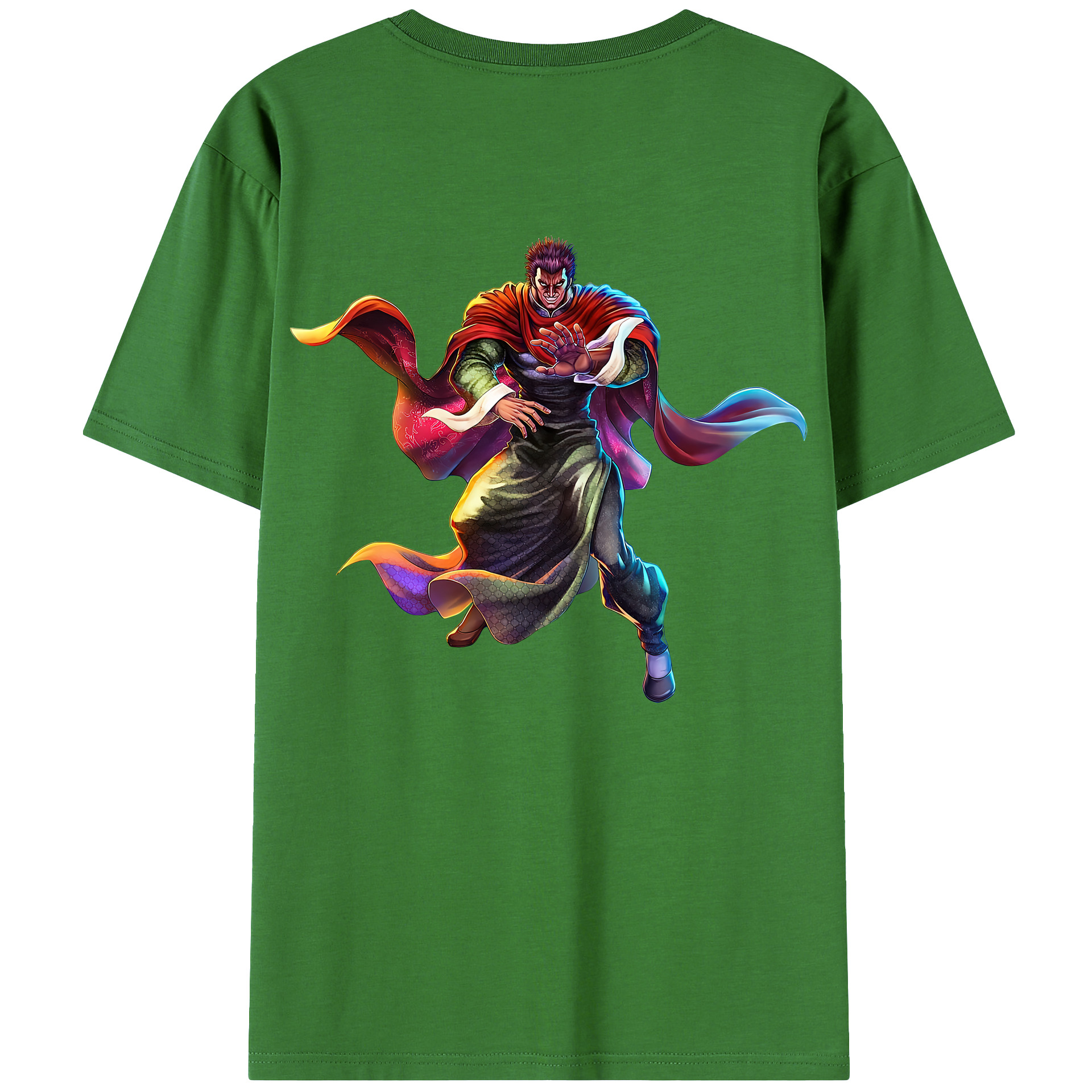 （画像用） 北斗の拳 Fist of the North Star レディース半袖Tシャツ(バックプリント)